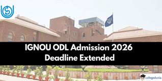 IGNOU ODL Admission 2026 Deadline Extended Till April 10; Apply Online @ignou.ac.in